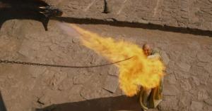 Incinerated by dragons