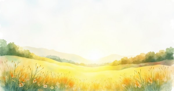 Sunny summer beach with golden sand and blue ocean waves