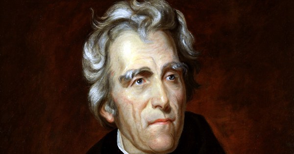 Andrew Jackson fierce historical portrait painting American president